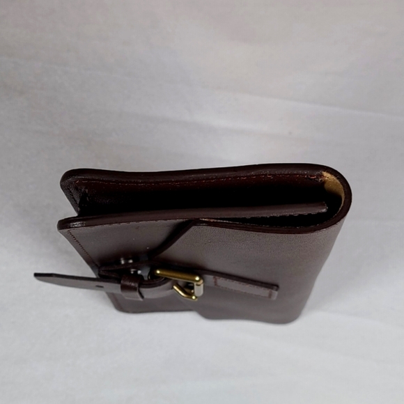 Brooks Brothers Coffee Brown Leather Belt Bag Medium - Picture 6 of 10